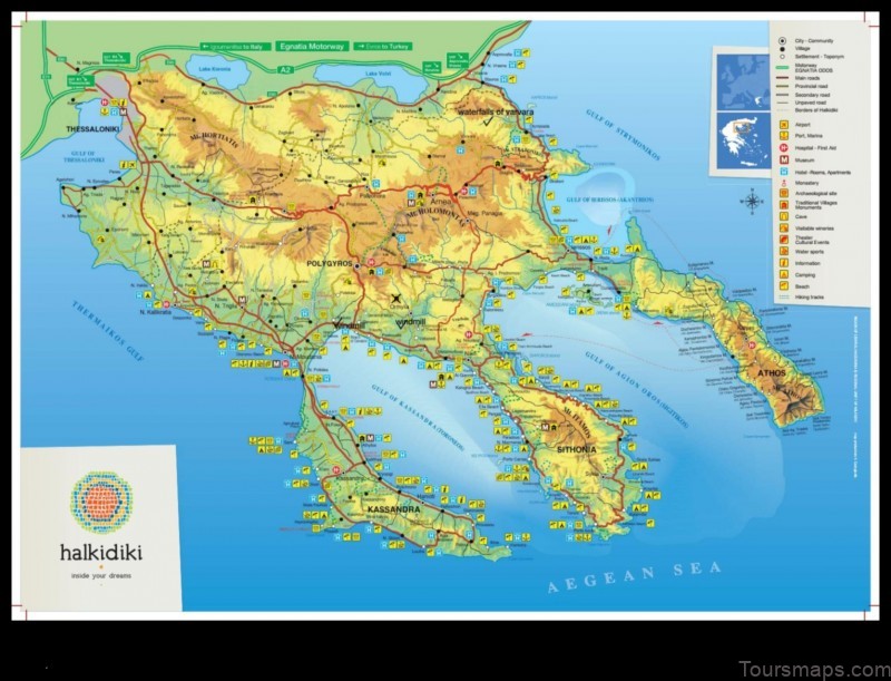Map of Pallíni Greece