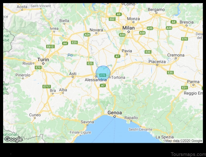 Map of Piovera Italy