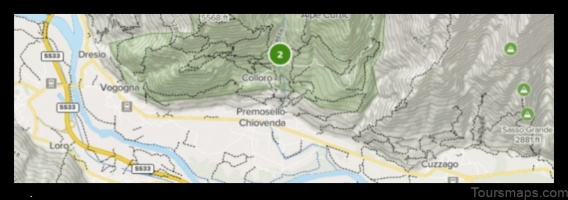 Map of Premosello-Chiovenda Italy