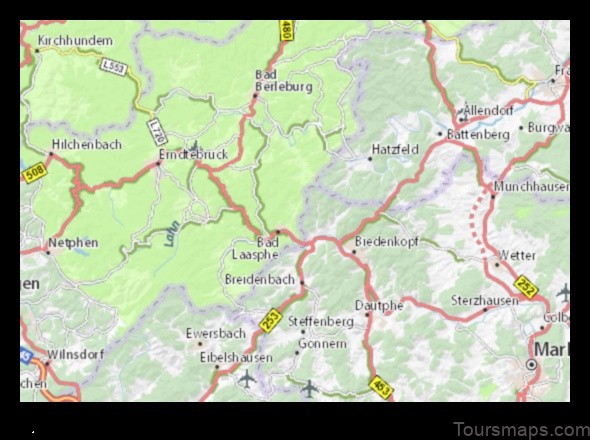 Map of Puderbach Germany