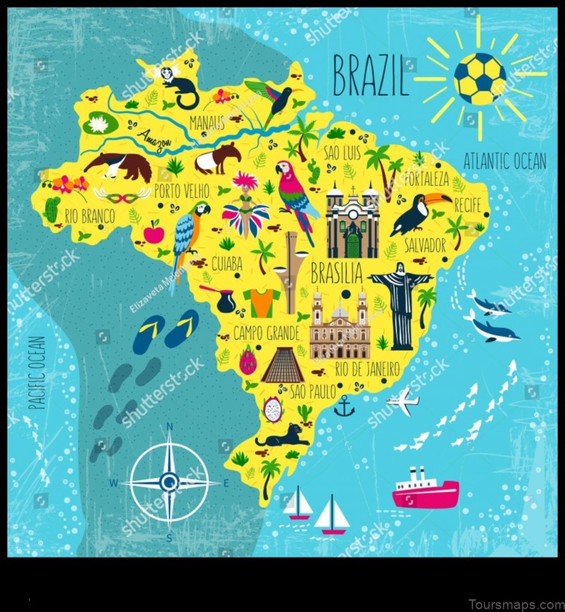 ribeirao da ilha brazil a map of the islands many attractions