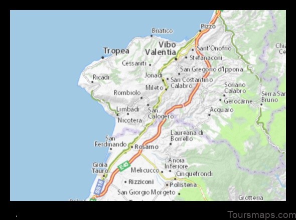 Map of San Calogero Italy