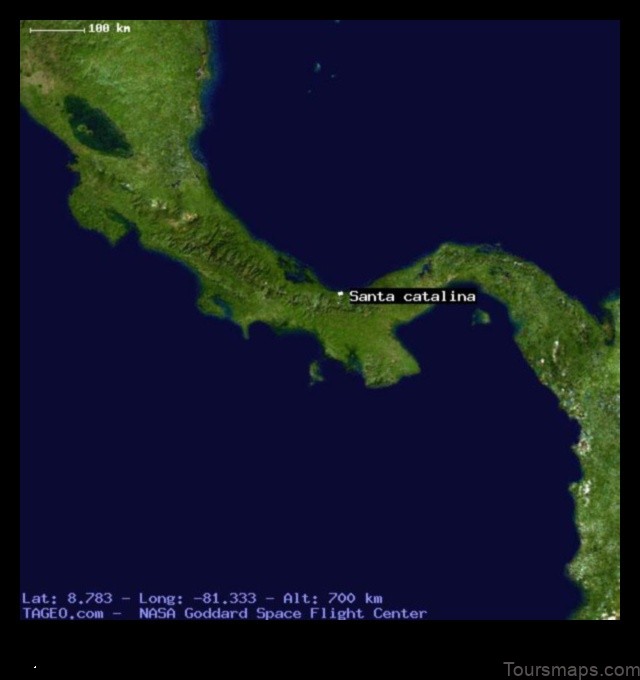 Map of Santa Catalina Uruguay