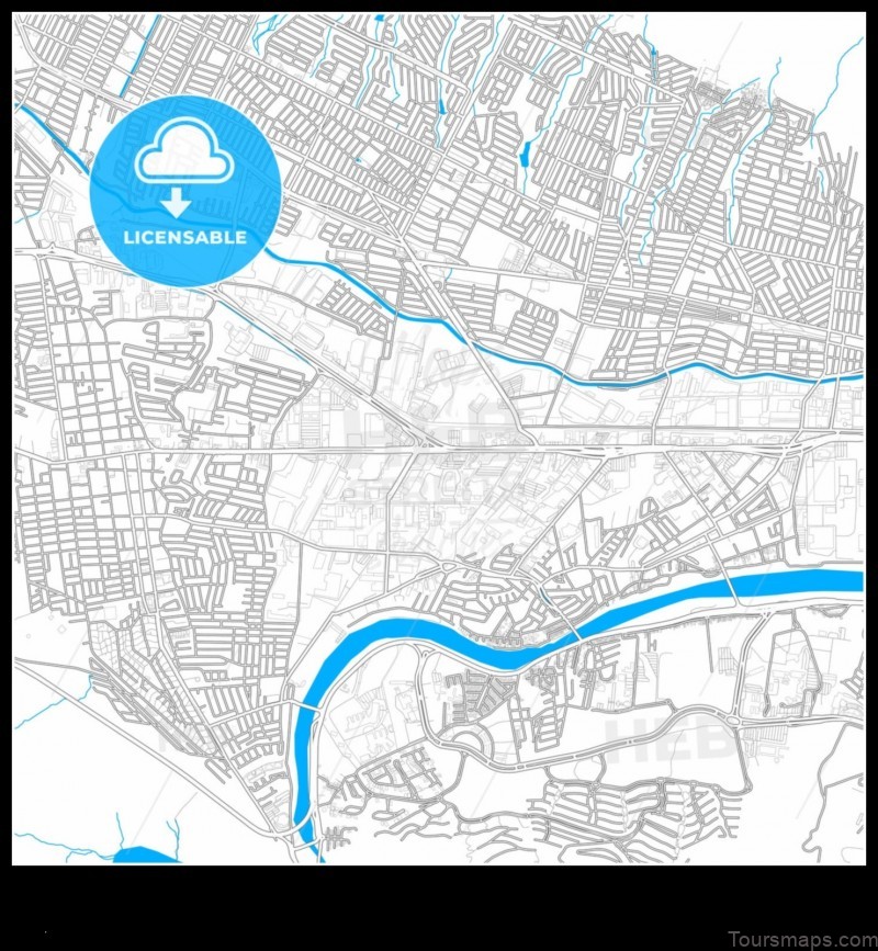 Map of Santa Catarina Mexico