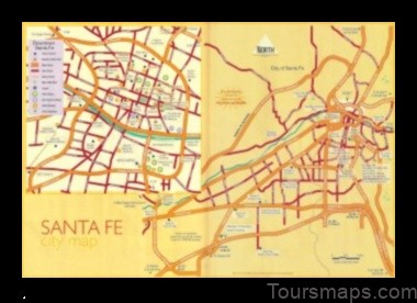 Map of Santa Fe Mexico