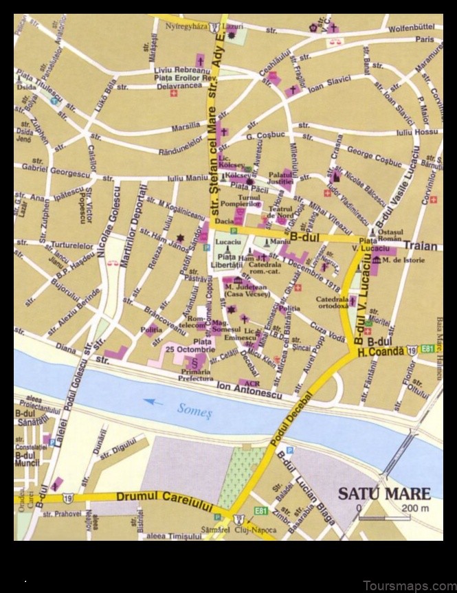 satu mare a city map to help you explore