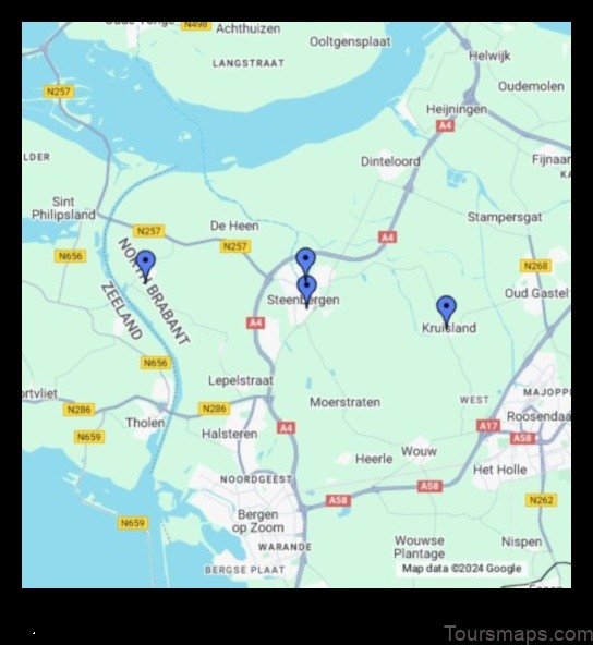 Map of Sint Annaparochie Netherlands
