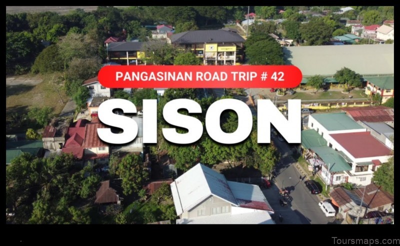 Map of Sison Philippines