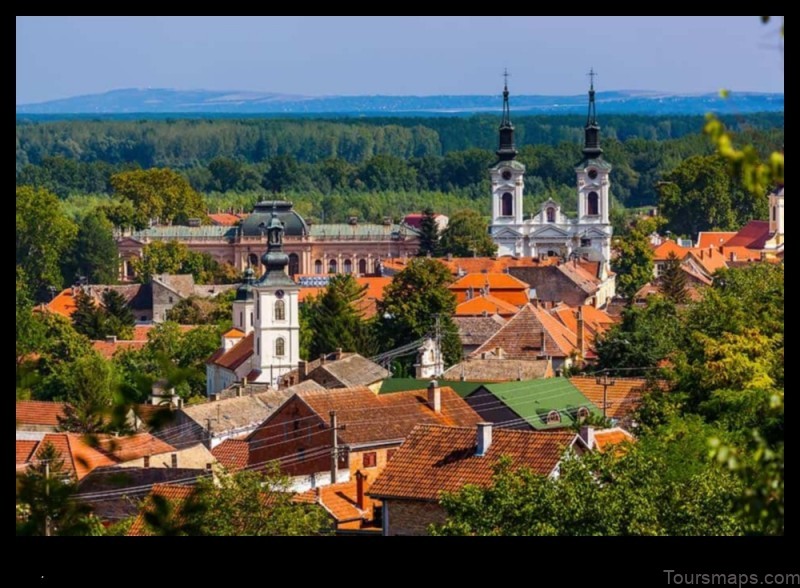 Map of Sremski Karlovci Serbia