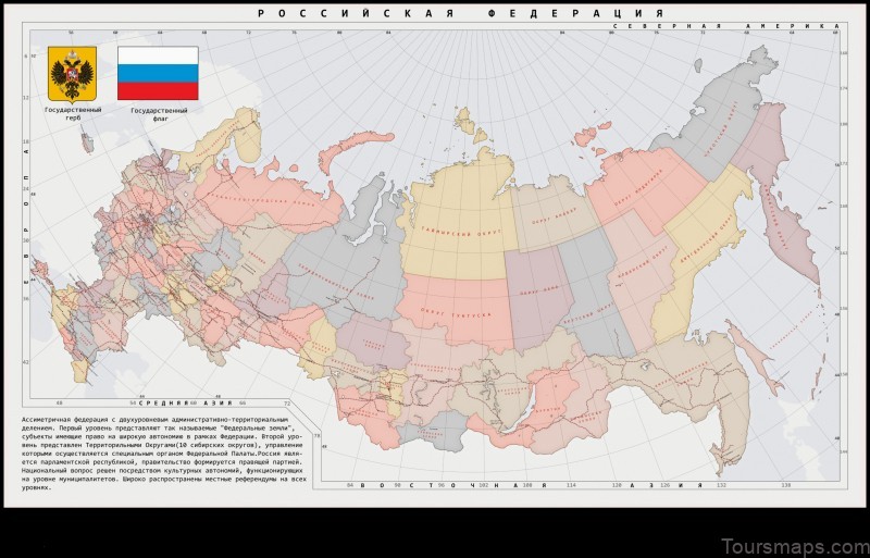 Map of Star’ Russian Federation