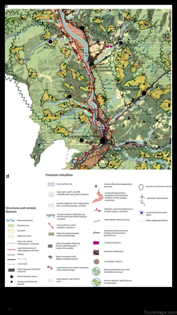 Map of Pallerone Italy