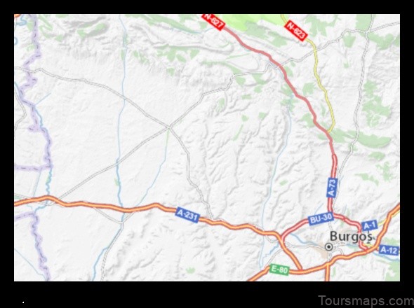 Map of Tobar Spain