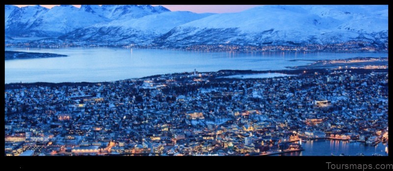Map of Tromsø Norway
