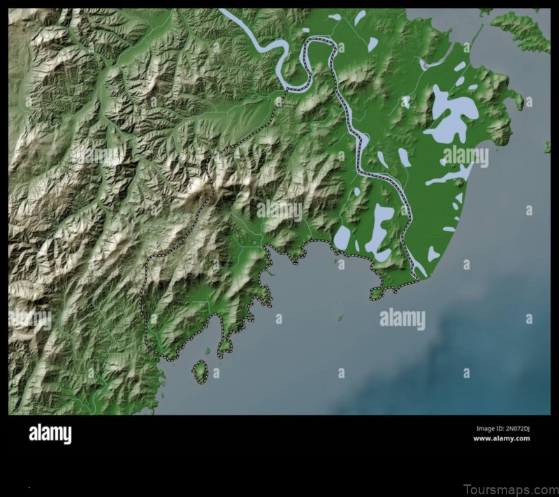 Map of Ungsang-nodongjagu Korea, Dem. People's Rep. of