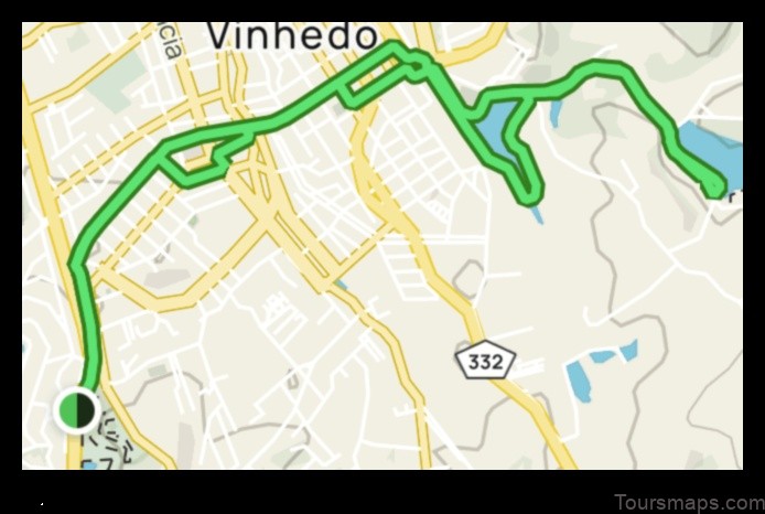 Map of Vinhedo Brazil