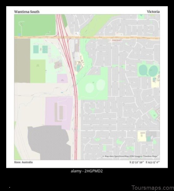 wantirna south australia a detailed map