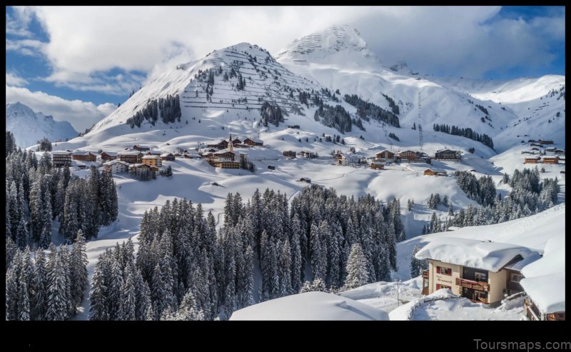 warth am arlberg a winter wonderland