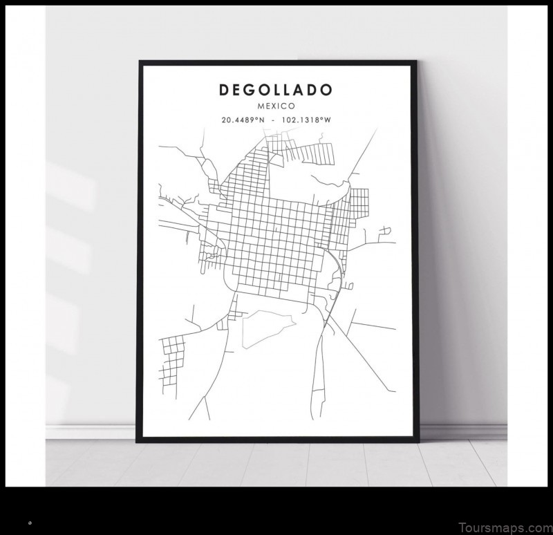 Map of Degollado Mexico