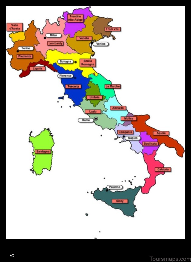 Map of Alto Italy