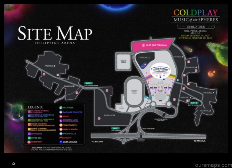 Map of Arenas Philippines