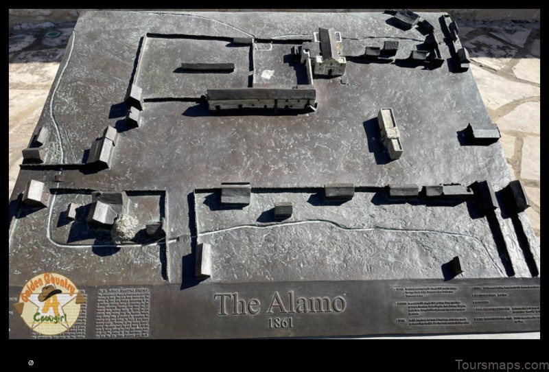 Map of Alamo United States