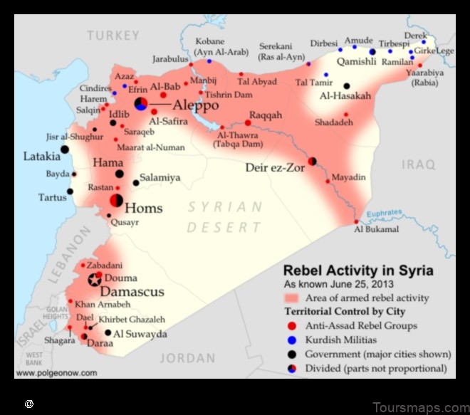 Map of Assads Morocco