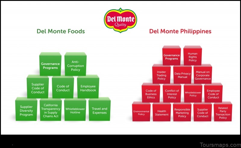 Map of Del Monte Philippines