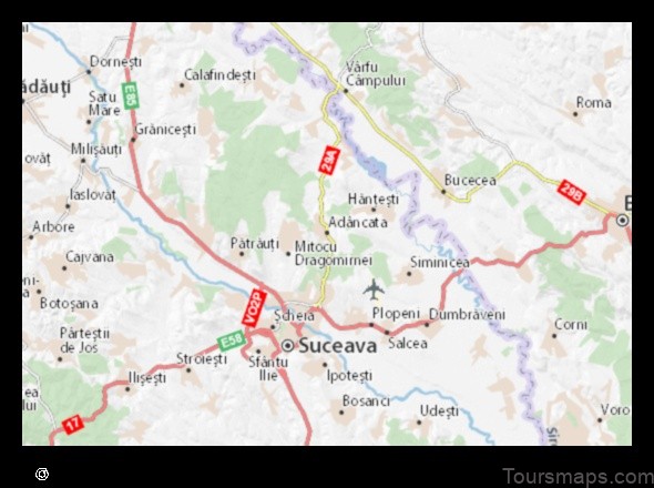 Map of Adâncata Romania