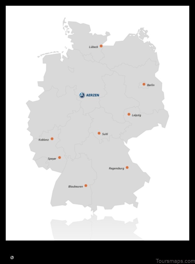 explore aerzen germany with this detailed map