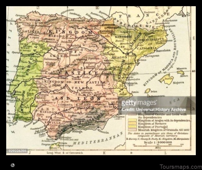 Map of Agrón Spain