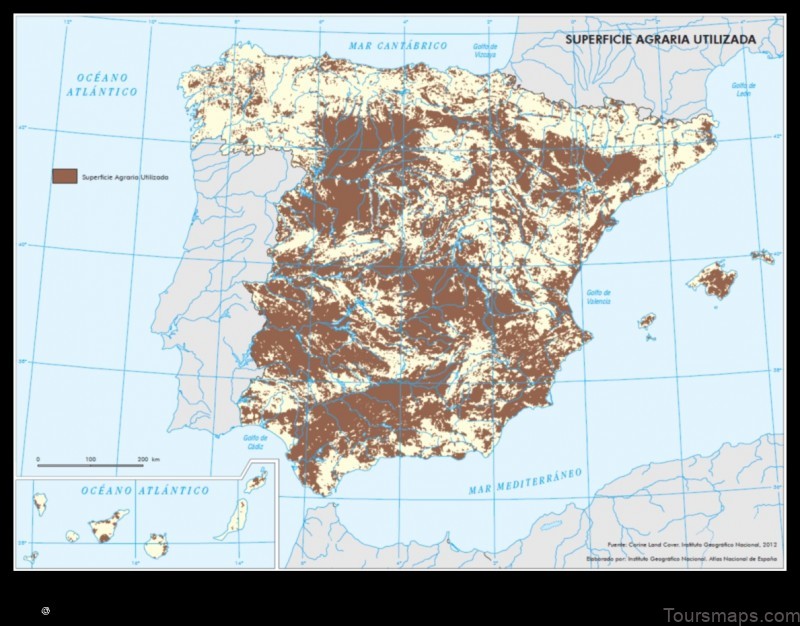 Map of Agrón Spain