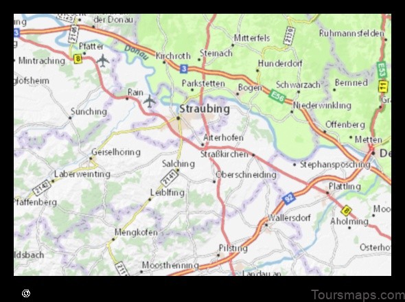 Map of Aiterhofen Germany