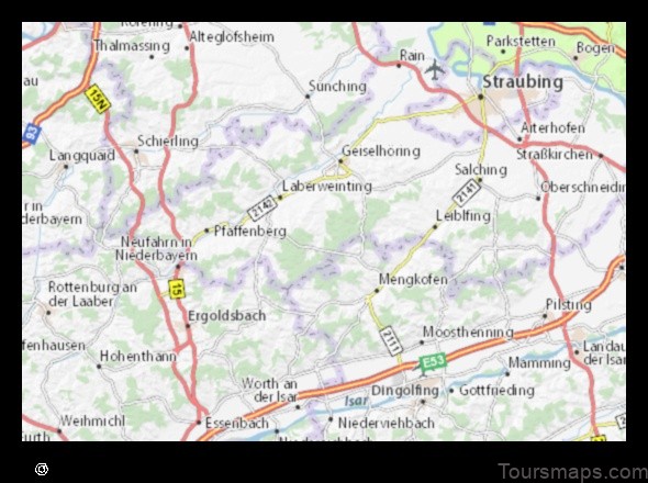 Map of Aiterhofen Germany