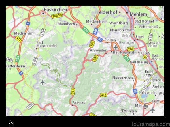 Map of Altenahr Germany