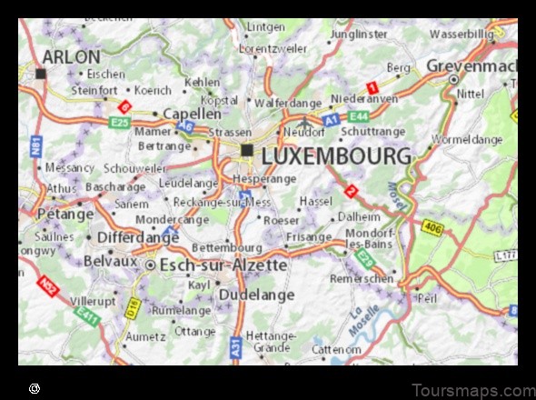 explore alzingen luxembourg with this detailed map