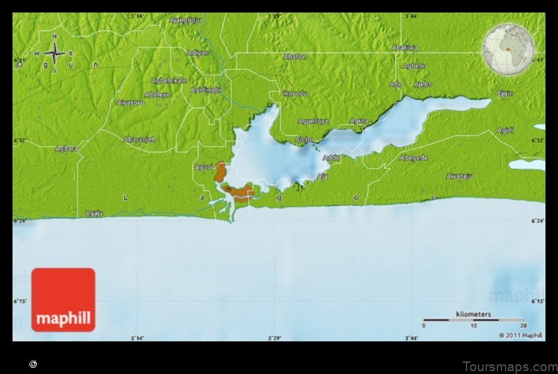 Map of Apapa Nigeria