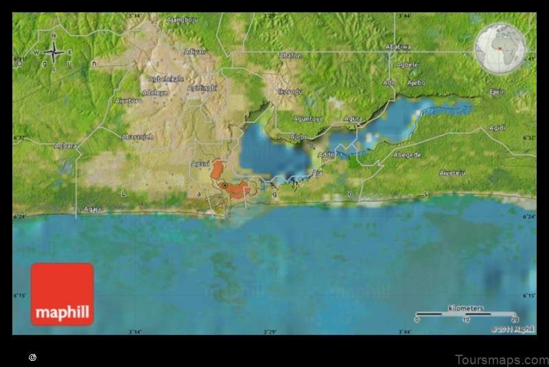 Map of Apapa Nigeria