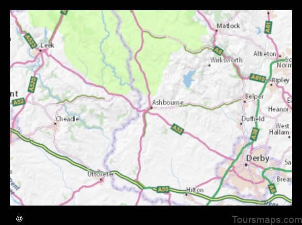 Map of Ashbourne Ireland