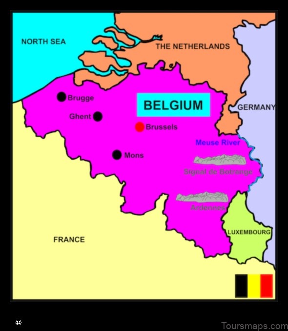 Map of Awans Belgium