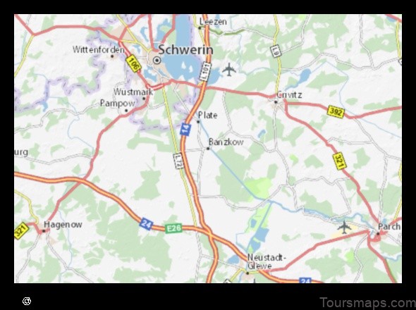 Map of Banzkow Germany