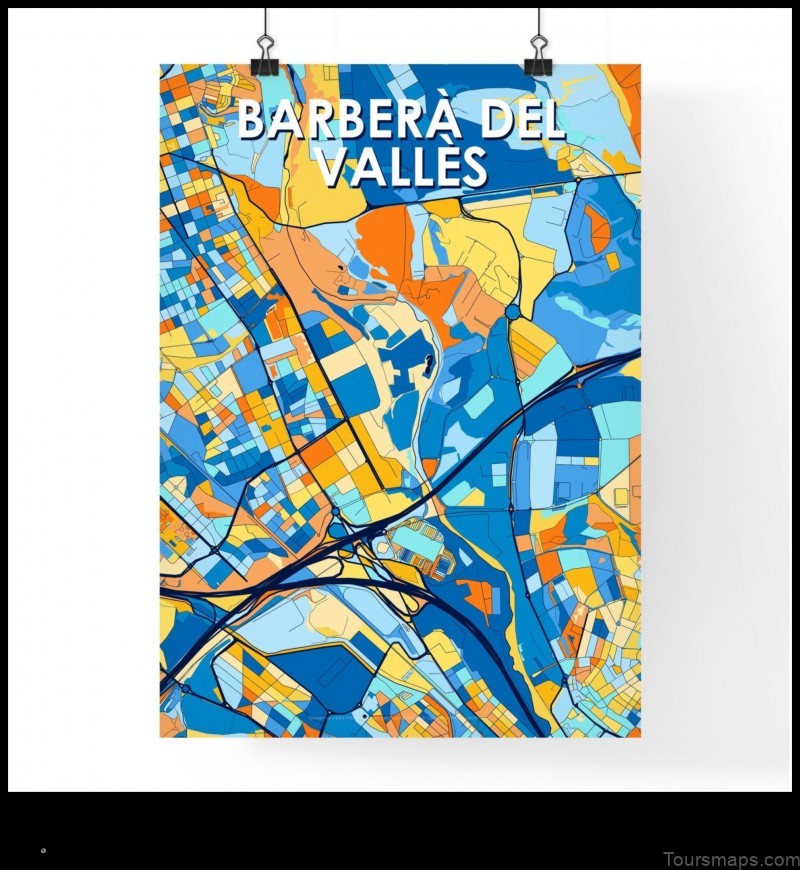 explore barbera del valles spain with this detailed map