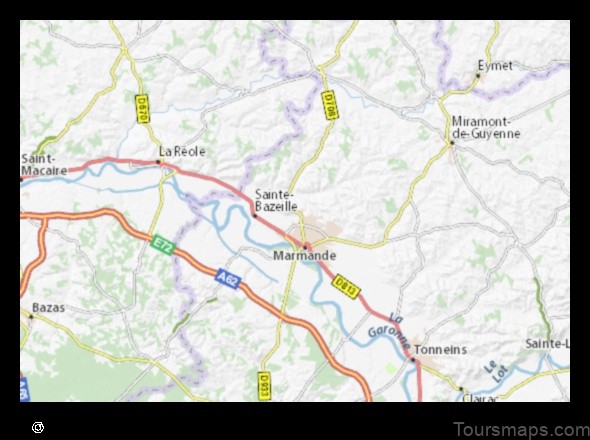 Map of Beaupuy France