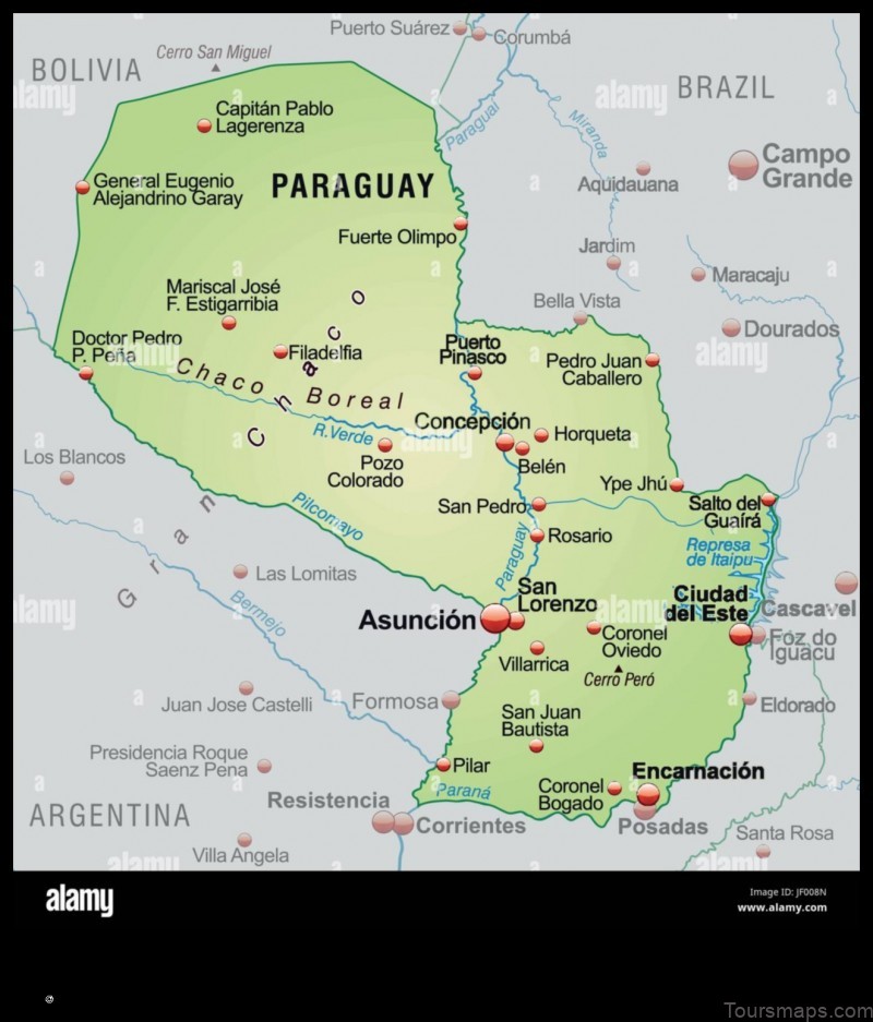 Map of Belén Paraguay