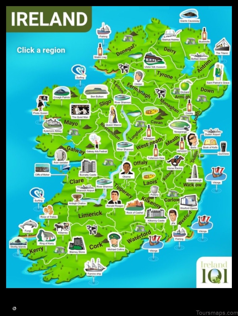 Map of Belturbet Ireland