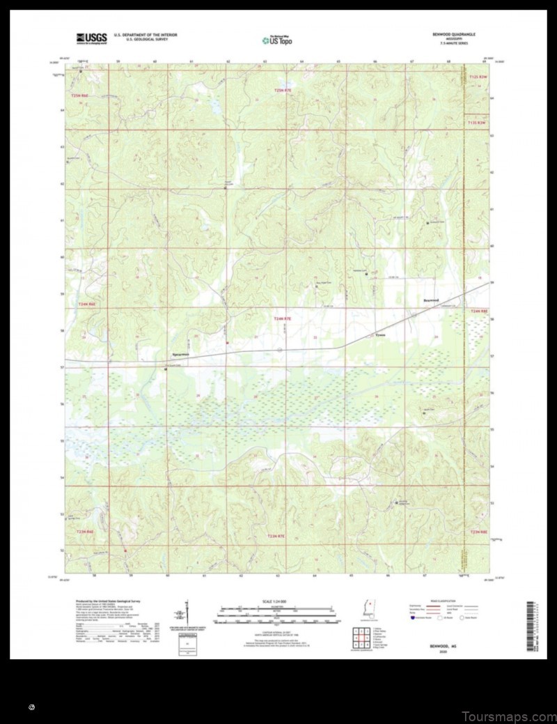 Map of Benwood United States