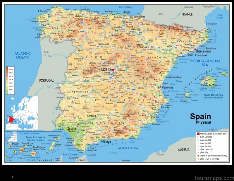 Map of Berninches Spain