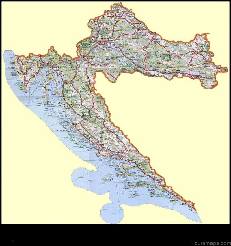 Map of Bizovac Croatia