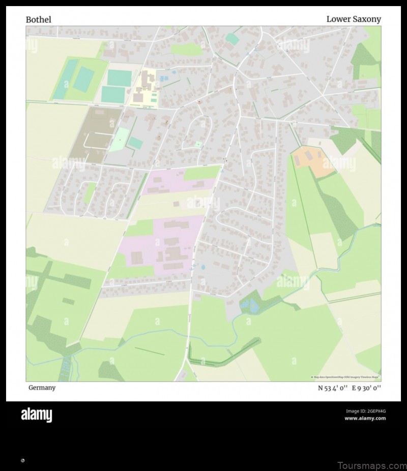 Map of Bothel Germany