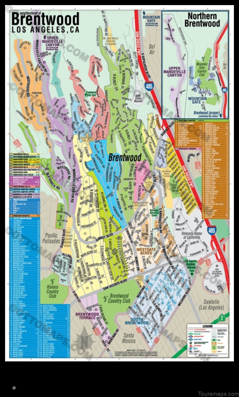 explore brentwood united states with this detailed map