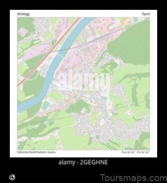 Map of Brixlegg Austria